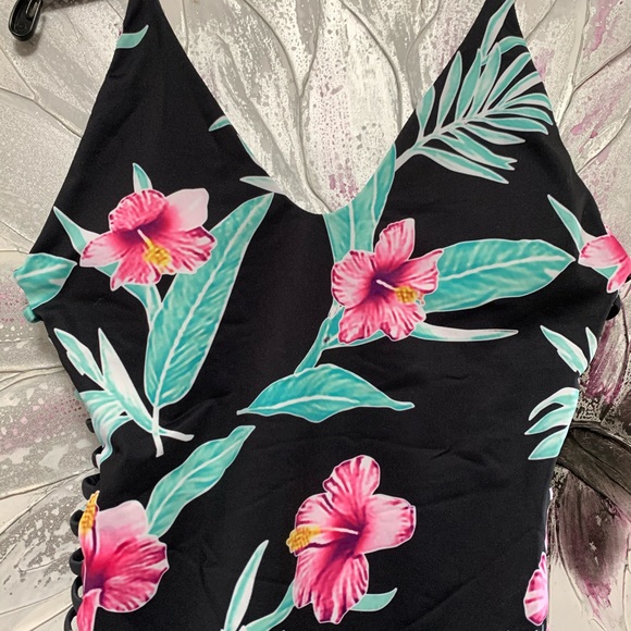 SOLD Shein Swimsuit Size S Tropical Shekini NWOT - Picture 4 of 7